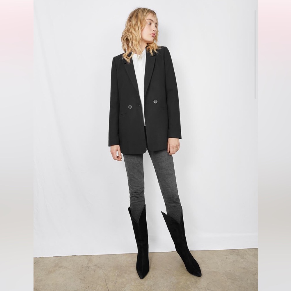 Anine Bing Madeleine Blazer - size XS - color ‘Noir’ / Black